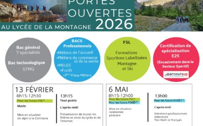 Journées Portes Ouvertes 2026